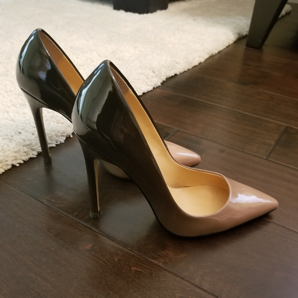 Daya by Zendaya black/nude ombre heels